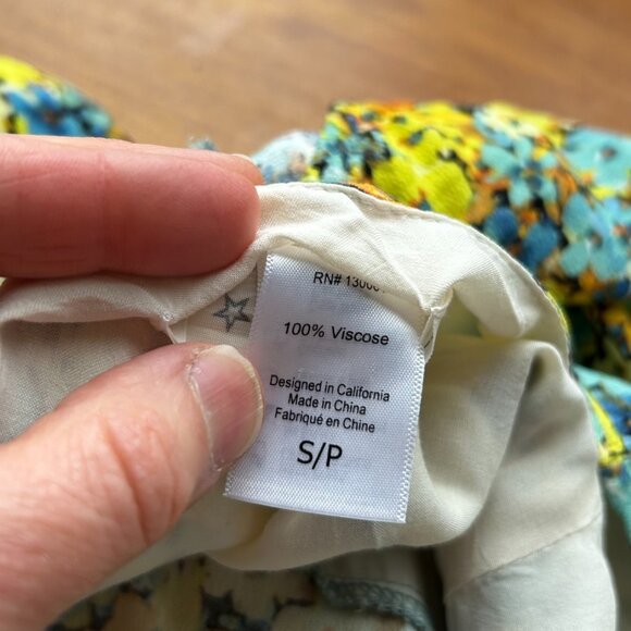 Talia dream in Daisy diamond dress, floral, LSPACE, yellow, Talia Dress Size s - Picture 8 of 13